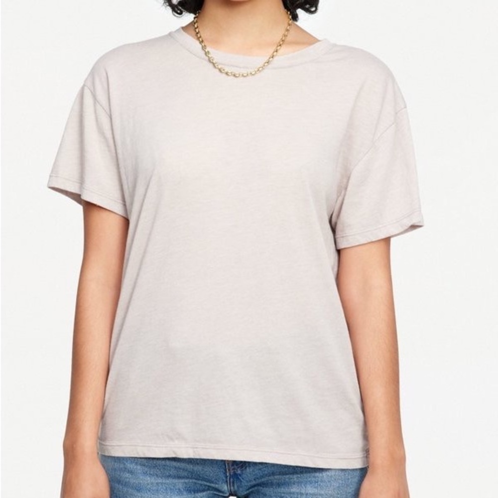 NWT Anthropologie LACAUSA KAI TEE MUSHROOM Size Large